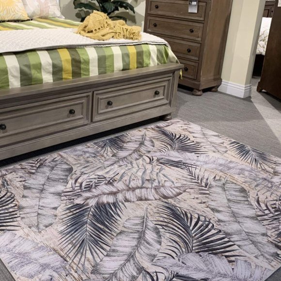 🍃✨Leaf Comfort Vintage Bohemian Area Rug: Timeless Boho Print!✨🍃